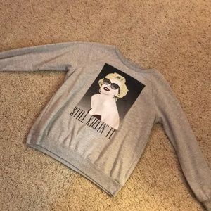 Marilyn Monroe graphic sweatshirt